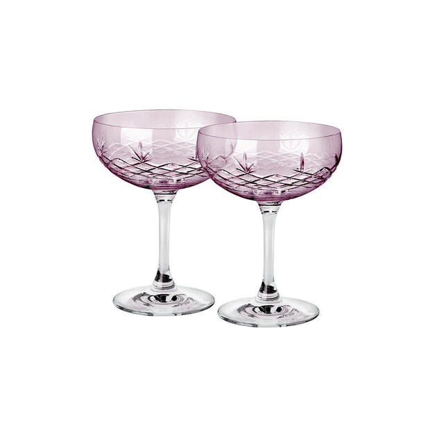 Frederik Bagger Flower Drinking Glasses 2-Pack 34 CL - Drinking Glasses Crystal Clear - 20004