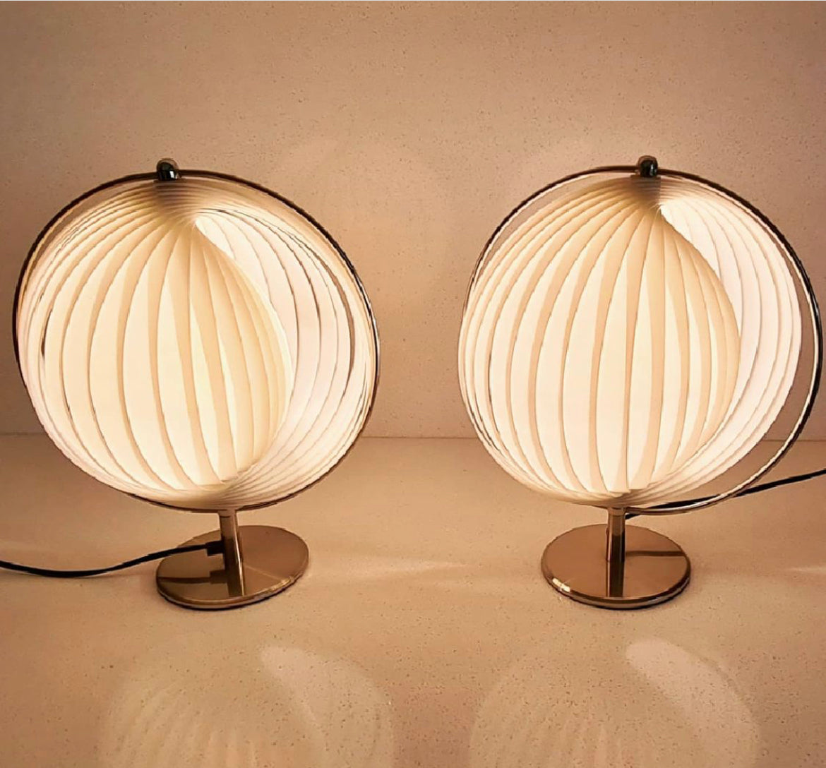 Indirect Sovjet De daadwerkelijke Vintage Kare Design 80's moon table lamp – Vinterior Store