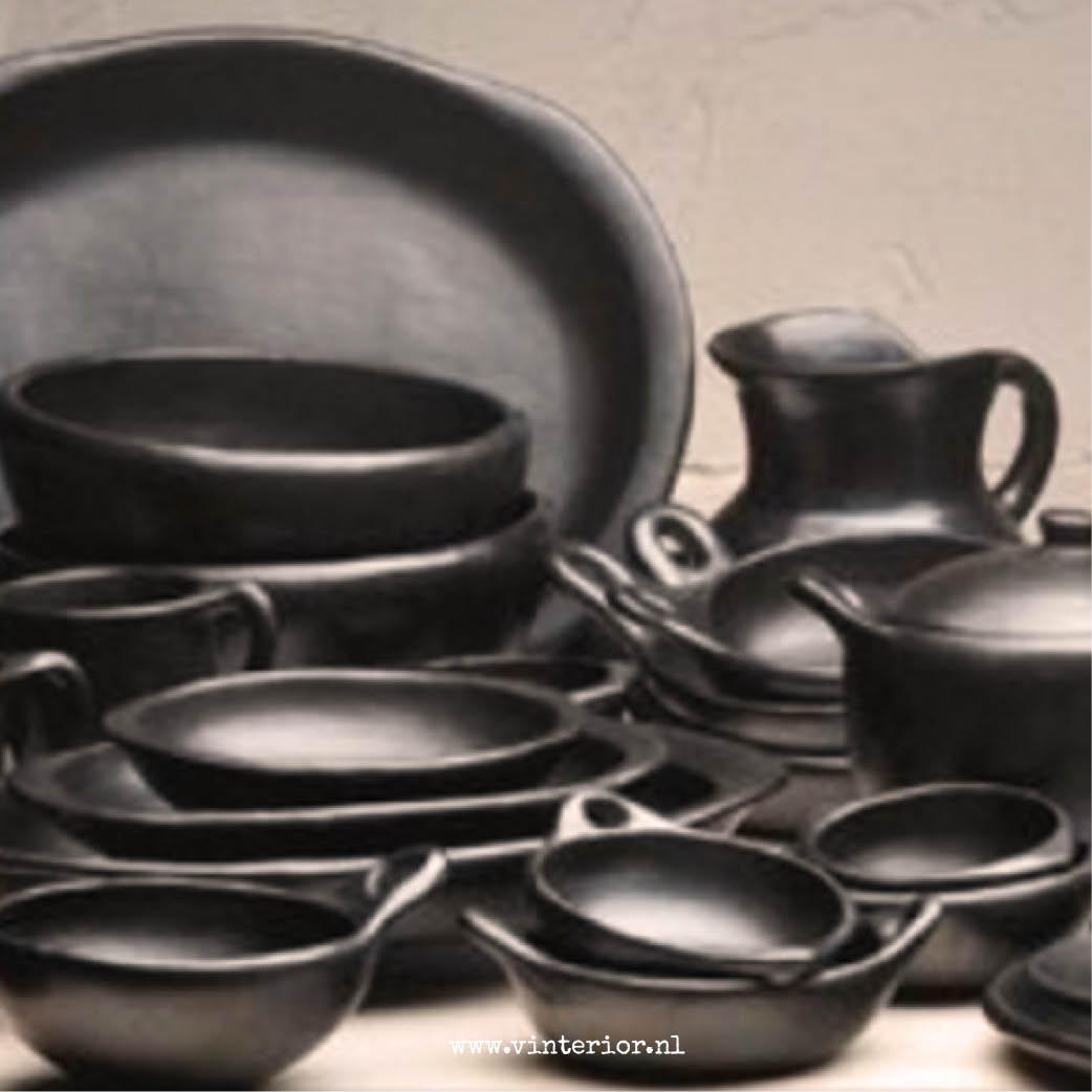 Black Clay, La Chamba Round Saute Pan