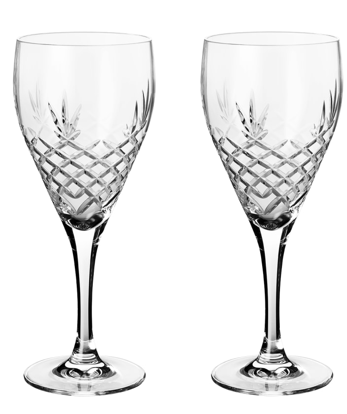 Frederik Bagger Flower Wine Glass 2-Pack XL 89 CL - Wine Glasses Crystal Clear - 20001